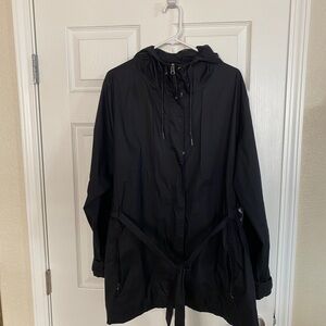 Women's Black Hooded Jacket